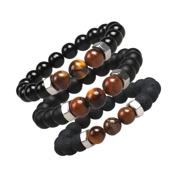 fashion natural black lava stone bracelets chakra tiger eye beads bracelet for men women stretch yoga jewelry
fashion natural black lava stone bracelets chakra tiger eye beads bracelet for men women stretch yoga jewelry