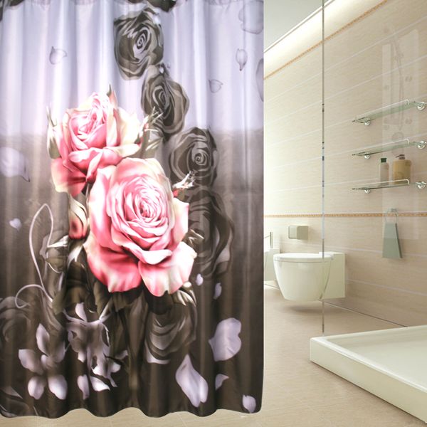 180cm*200cm big rose shower curtain waterproof bathroom shower cortina ducha curtains for bath room with plastic hooks bathroom accessories
180cm*200cm big rose shower curtain waterproof bathroom shower cortina ducha curtains for bath room with plastic hooks bathroom accessories