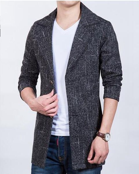 the spring and autumn period and the korean version of cultivate one's morality men fashion new personality trench coat / m-3xl, Black
the spring and autumn period and the korean version of cultivate one's morality men fashion new personality trench coat / m-3xl, Black