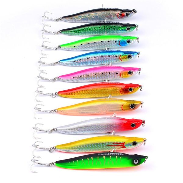 10colors pencil wobbler fishing lures hooks 10cm 15g fly fishing crankbait abs plastic simulation laser hard baits
10colors pencil wobbler fishing lures hooks 10cm 15g fly fishing crankbait abs plastic simulation laser hard baits