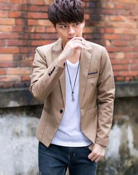 han edition british men in europe and the leisure fashion the new trend of the fine personality business thin jackets / m-3xl, White;black
han edition british men in europe and the leisure fashion the new trend of the fine personality business thin jackets / m-3xl, White;black