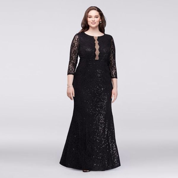 sequined lace plus size gown with illusion bodice 293030 3/4 sleeves mother of the bridal dres wedding party dress formal dresses, Black;red
sequined lace plus size gown with illusion bodice 293030 3/4 sleeves mother of the bridal dres wedding party dress formal dresses, Black;red