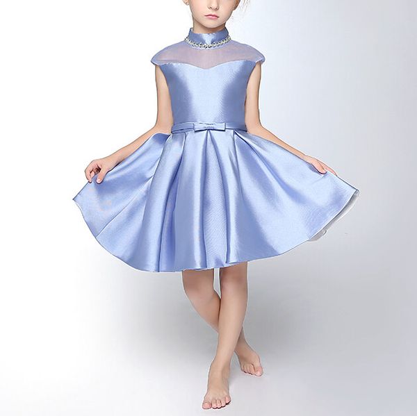 new fashion flower girl dresses high neck see through back party pageant communion dress little girls kids/children dress, White;blue
new fashion flower girl dresses high neck see through back party pageant communion dress little girls kids/children dress, White;blue