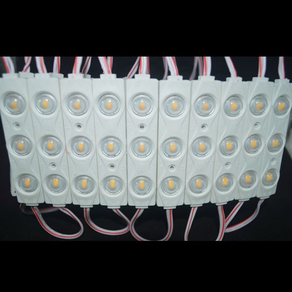 smd5630 led module light weterproof ip65 3led/pc 1.5w dc12v lens module lamp 200pcs/lot white warm white rgb higth quality
smd5630 led module light weterproof ip65 3led/pc 1.5w dc12v lens module lamp 200pcs/lot white warm white rgb higth quality
