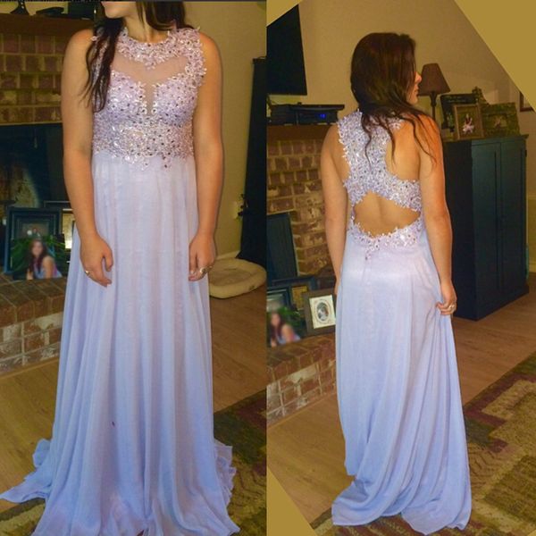 Elegant A-line Long Prom Dress 2019 Newest Open Back Sweep Train High Neck Chiffon Applique Formal Dresses Evening Gowns Vestido De Festa
Elegant A-line Long Prom Dress 2019 Newest Open Back Sweep Train High Neck Chiffon Applique Formal Dresses Evening Gowns Vestido De Festa