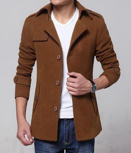 europe and the united states the new boutique han edition men winter fashion trench coat lapel big yards / m-2xl, Black
europe and the united states the new boutique han edition men winter fashion trench coat lapel big yards / m-2xl, Black