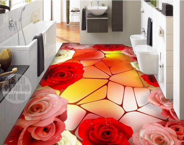 custom any size romantic rose living room bedroom 3d floor tile 3d floor painting wallpaper
custom any size romantic rose living room bedroom 3d floor tile 3d floor painting wallpaper