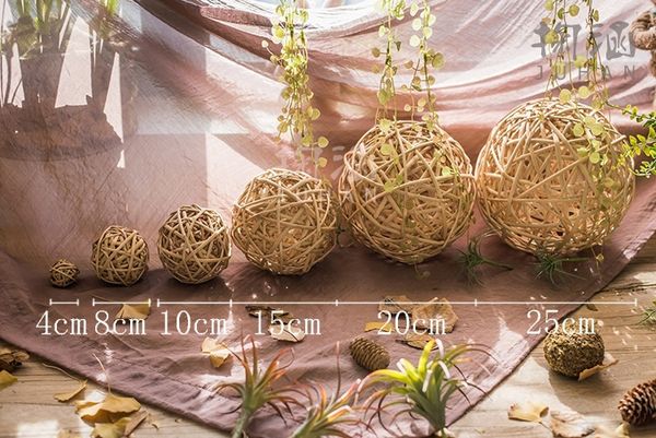 6pcs handmade wicker rattan balls, garden, wedding, party decorative crafts, vase fillers, rabbits, parrot, bird toys
6pcs handmade wicker rattan balls, garden, wedding, party decorative crafts, vase fillers, rabbits, parrot, bird toys
