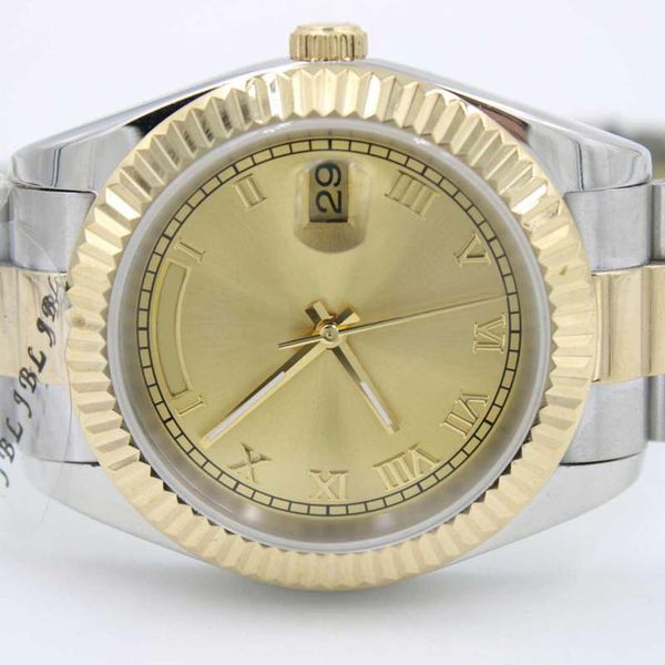 luxury big stainless steel watches day date two tone faces men automatic movement mechanical watches new fashion sport watch, Slivery;brown
luxury big stainless steel watches day date two tone faces men automatic movement mechanical watches new fashion sport watch, Slivery;brown