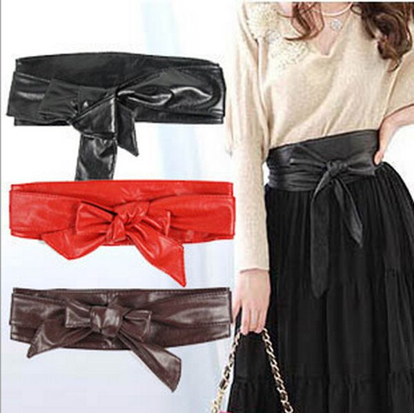 wholesale- retail new 2016 fashion lady bowknot bind wide belt women belt for women's belt accessories, Black;brown
wholesale- retail new 2016 fashion lady bowknot bind wide belt women belt for women's belt accessories, Black;brown