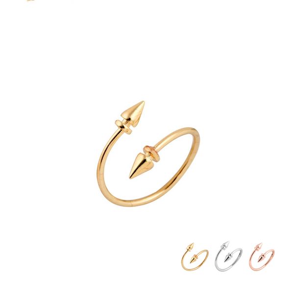 fashion adjustable double bullet arrow rings gold silver rose gold plated simple ring men women charm jewelry efr086 fatory price
fashion adjustable double bullet arrow rings gold silver rose gold plated simple ring men women charm jewelry efr086 fatory price