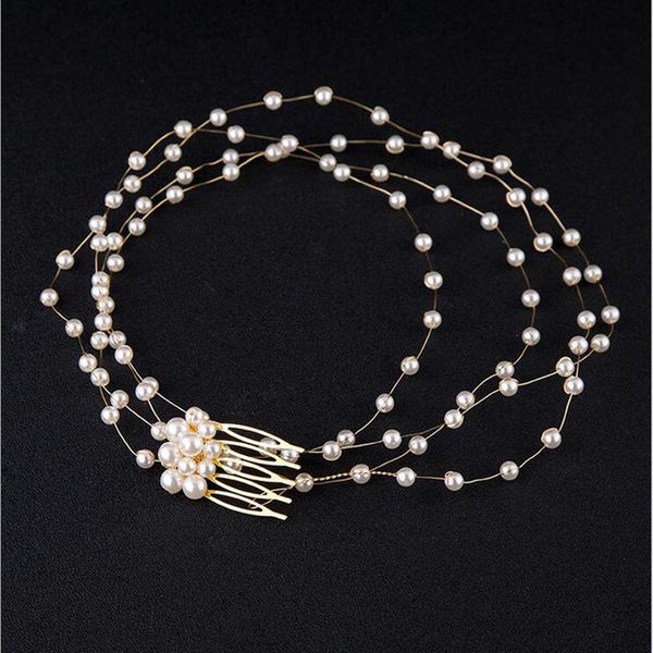 new bride hair accessories silver-plated golden jewelry handmade wedding hair jewelry party crystal bridal hair comb pearl tiara headband, Slivery;golden
new bride hair accessories silver-plated golden jewelry handmade wedding hair jewelry party crystal bridal hair comb pearl tiara headband, Slivery;golden