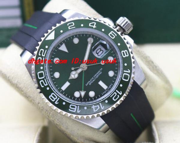 luxury wristwatch 40mm 18k white gold rubber bracelet ii ceramic green dial # 116718 warranty mechanical men watches new arrival, Slivery;brown
luxury wristwatch 40mm 18k white gold rubber bracelet ii ceramic green dial # 116718 warranty mechanical men watches new arrival, Slivery;brown