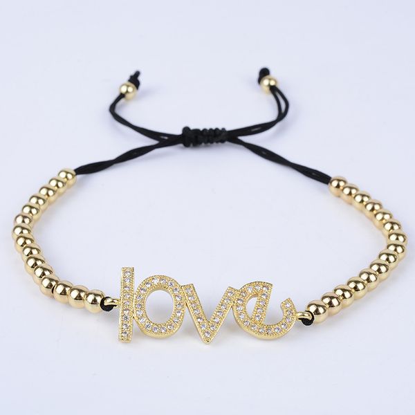 micro love with zircon bracelet anil arjandas creative personality memorial couple bracelet, Golden;silver
micro love with zircon bracelet anil arjandas creative personality memorial couple bracelet, Golden;silver
