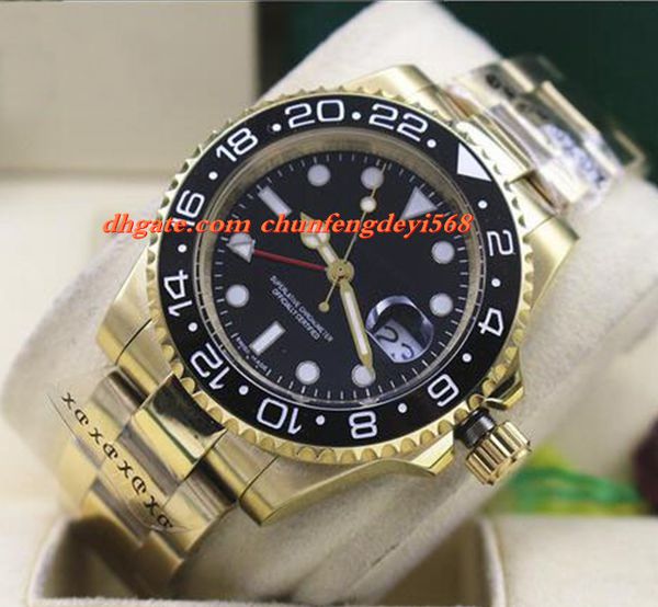 2019 luxury wristwatch 18kt yellow gold ii 116718 black ceramic bezel 40mm automatic movement men watches quality, Slivery;brown
2019 luxury wristwatch 18kt yellow gold ii 116718 black ceramic bezel 40mm automatic movement men watches quality, Slivery;brown