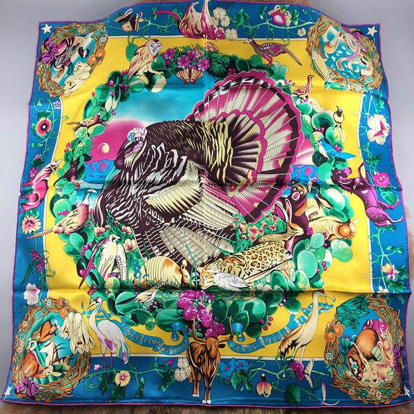 New 90CM*90CM 100% silk material print Texas flower bird square scarf for women
New 90CM*90CM 100% silk material print Texas flower bird square scarf for women