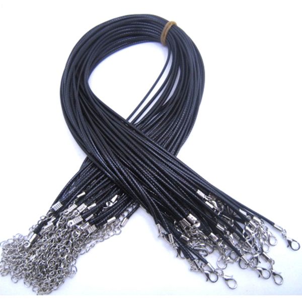 black cowhide chain leather cord necklaces for women jewelry making diy jewelry components, Silver
black cowhide chain leather cord necklaces for women jewelry making diy jewelry components, Silver