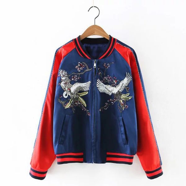 wholesale- new fashion embroidered bomber jacket for women bird ethnic embroidery baseball jackets outerwear womens basic coats m32, Black;brown
wholesale- new fashion embroidered bomber jacket for women bird ethnic embroidery baseball jackets outerwear womens basic coats m32, Black;brown