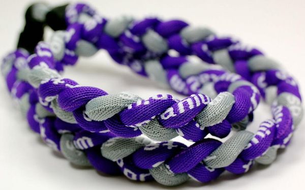 promotion - 400pcs/lot baseball sports titanium 3 rope braided purple purple grey sport ge necklace rt009, Golden;silver
promotion - 400pcs/lot baseball sports titanium 3 rope braided purple purple grey sport ge necklace rt009, Golden;silver