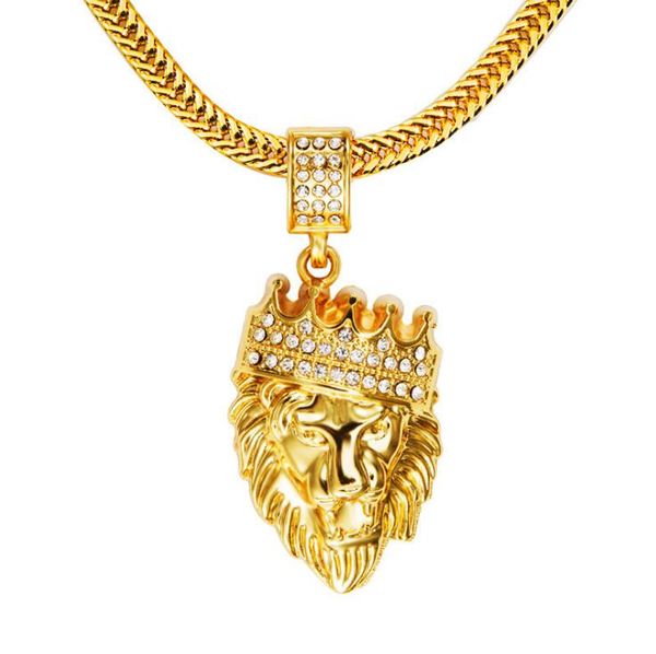 Мода голова льва 18k позолоченный CZ Алмаз Корона ожерелье мужчины ожерелье хип поп ювелирные изделия Бесплатная доставка
Мода голова льва 18k позолоченный CZ Алмаз Корона ожерелье мужчины ожерелье хип поп ювелирные изделия Бесплатная доставка
