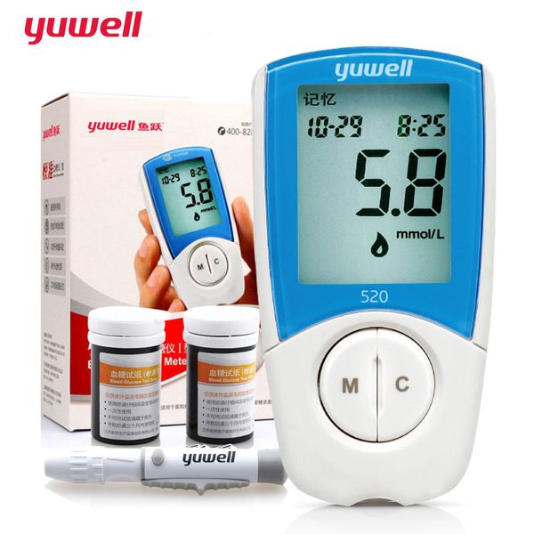 yuwell 520 blood glucometer meter blood sugar meter diabetes tester sugar tester blood sugar monitor + 50pcs test strips
yuwell 520 blood glucometer meter blood sugar meter diabetes tester sugar tester blood sugar monitor + 50pcs test strips