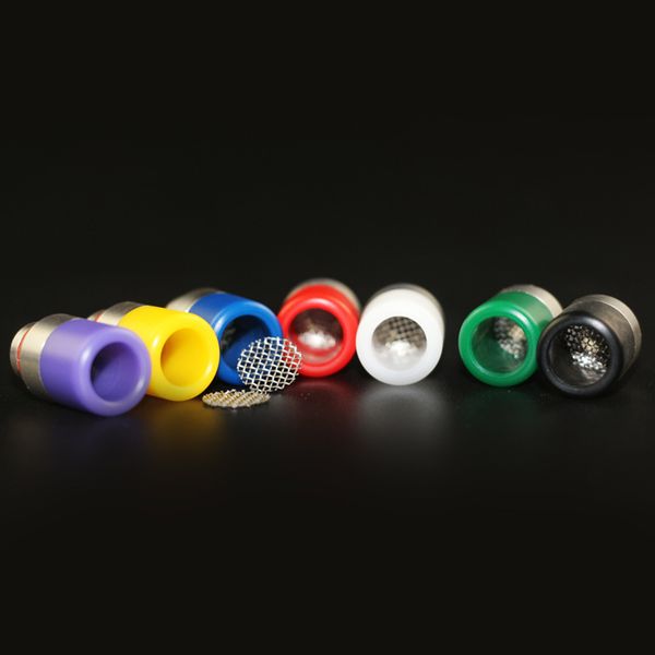 

Newest Filter Drip Tips Stainless Steel 510 Filter Wide Bore Drip Tips Colorful Drip Tip Fit Atomizers DHL Free