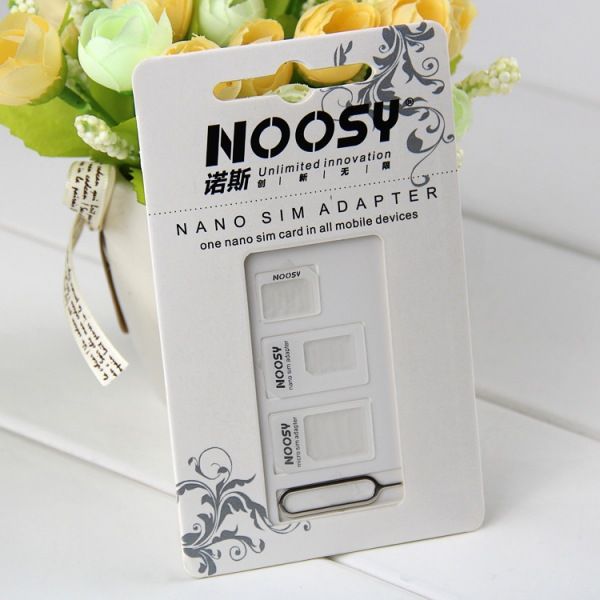 1000sets/lot 4 in 1 noosy nano micro sim card adapter eject pin for iphone 7 6 6s plus 5 4 for samsung huawei htc phones
1000sets/lot 4 in 1 noosy nano micro sim card adapter eject pin for iphone 7 6 6s plus 5 4 for samsung huawei htc phones