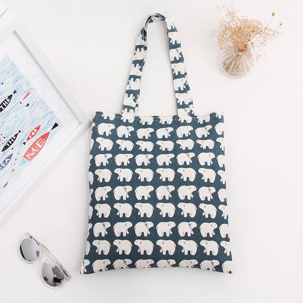 wholesale- yile cotton canvas shopping tote shoulder carrying bag eco reusable bag print white bear l068 new
wholesale- yile cotton canvas shopping tote shoulder carrying bag eco reusable bag print white bear l068 new