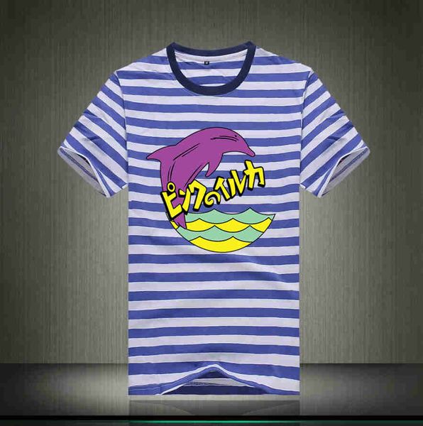 u623# s-5xl fashion pink dolphin t shirt o-neck breathable high-quality cotton men's short ing, White;black
u623# s-5xl fashion pink dolphin t shirt o-neck breathable high-quality cotton men's short ing, White;black