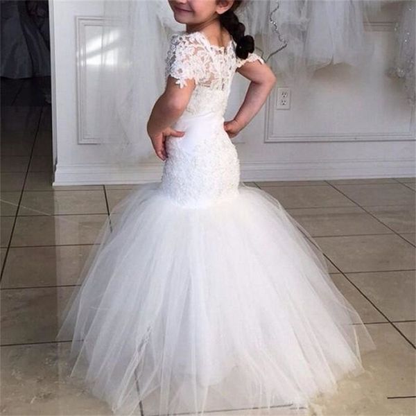 new mermaid flower girl dresses for wedding fashion little girls kids/child dress princess cap sleeve party pageant first communion dress, White;blue
new mermaid flower girl dresses for wedding fashion little girls kids/child dress princess cap sleeve party pageant first communion dress, White;blue
