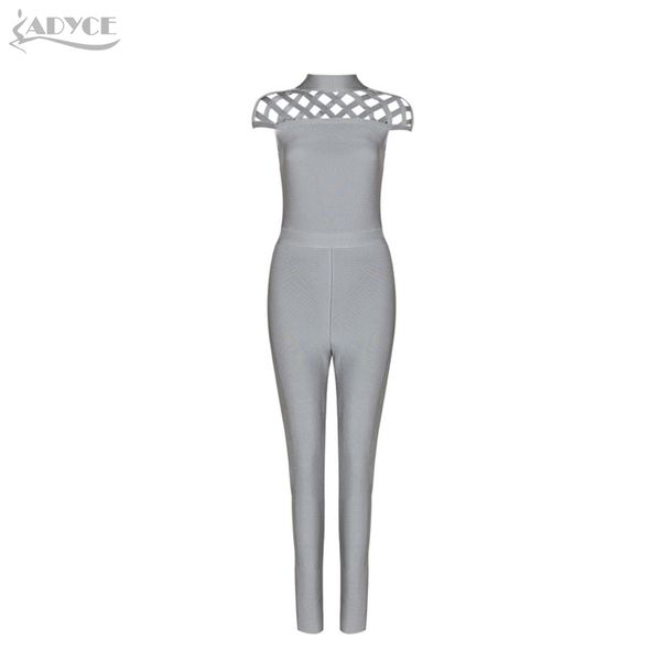 wholesale- adyce 2017 new women summer bandage jumpsuits black gray stand neck hollow out full length celebrity jumpsuits fashion tights, Black;white
wholesale- adyce 2017 new women summer bandage jumpsuits black gray stand neck hollow out full length celebrity jumpsuits fashion tights, Black;white
