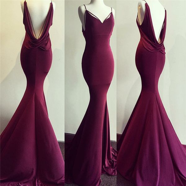 real p 2017 delicate burgundy prom dresses spaghetti strap v-neck floor length mermaid dress gorgeous formal gowns, Black
real p 2017 delicate burgundy prom dresses spaghetti strap v-neck floor length mermaid dress gorgeous formal gowns, Black