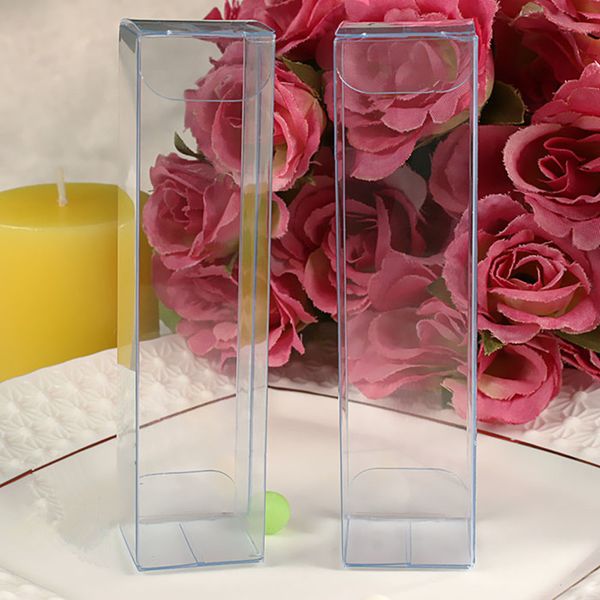 wholesale- 50pcs/ lot wedding transparent pvc box clear favor gift craft display box cosmetic jewelry plastic box packaging for pen
wholesale- 50pcs/ lot wedding transparent pvc box clear favor gift craft display box cosmetic jewelry plastic box packaging for pen