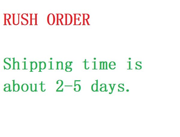 rush order via dhl/sf_express/ems/ups/fedex, shipping time is about 2-5 days, White;blue
rush order via dhl/sf_express/ems/ups/fedex, shipping time is about 2-5 days, White;blue