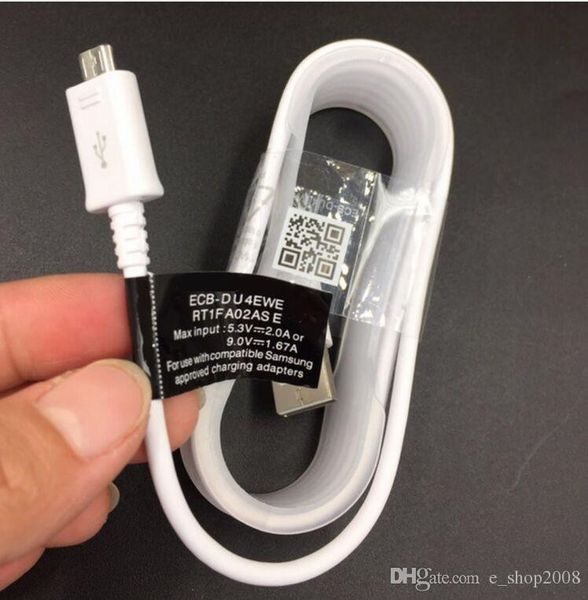 Original 6 7 8 note 4 5 7 8 micro u b v8 charger cable data ync cable for am ung galaxy white color Original 6 7 8 note 4 5 7 8 micro u b v8 charger cable data ync cable for am ung galaxy white color