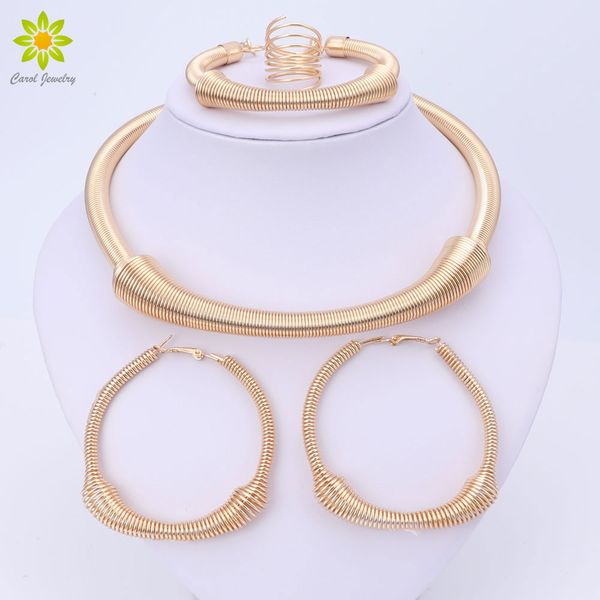 dubai gold plated jewelry sets for women nigerian wedding african beads necklace chokers earrings bracelet ring accessories, Silver
dubai gold plated jewelry sets for women nigerian wedding african beads necklace chokers earrings bracelet ring accessories, Silver