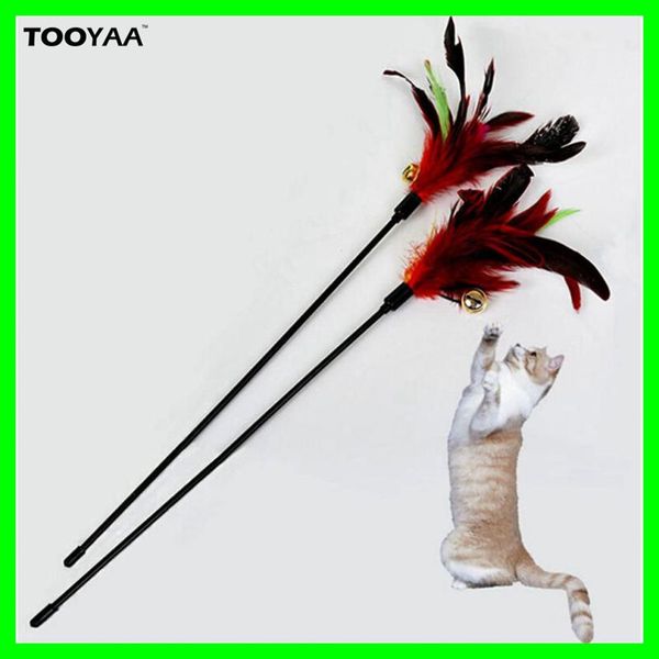 colorful feather pet cat toys with bells cat teaser wand toys pet dog cat feather playing toys with small bells pet products supplier
colorful feather pet cat toys with bells cat teaser wand toys pet dog cat feather playing toys with small bells pet products supplier