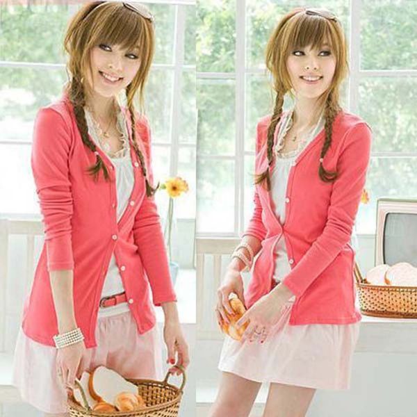 wholesale- spring fall causal 19 colors fashion v-neck long sleeve women knitwear cardigan plus size candy color thin sweater coat, White;black
wholesale- spring fall causal 19 colors fashion v-neck long sleeve women knitwear cardigan plus size candy color thin sweater coat, White;black
