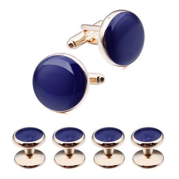 brand new fashion jewelry round rose gold plated navy blue enameled cuff links cufflinks studs set for men wedding gift, Silver;golden
brand new fashion jewelry round rose gold plated navy blue enameled cuff links cufflinks studs set for men wedding gift, Silver;golden