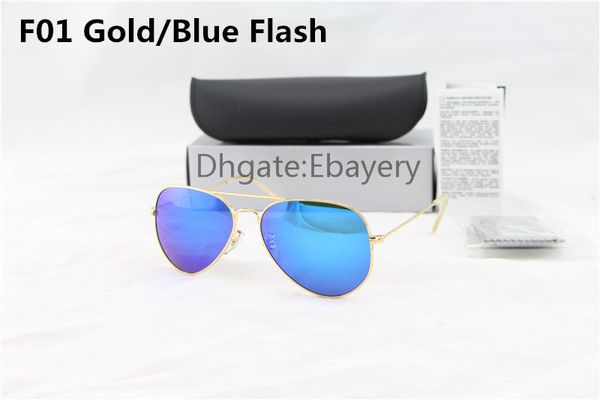 50pcs excellent quality designer sunglasses pilot sun glasses for mens womens silver metal flash blue mirror 58mm 62mm glass lenses sale, White;black
50pcs excellent quality designer sunglasses pilot sun glasses for mens womens silver metal flash blue mirror 58mm 62mm glass lenses sale, White;black