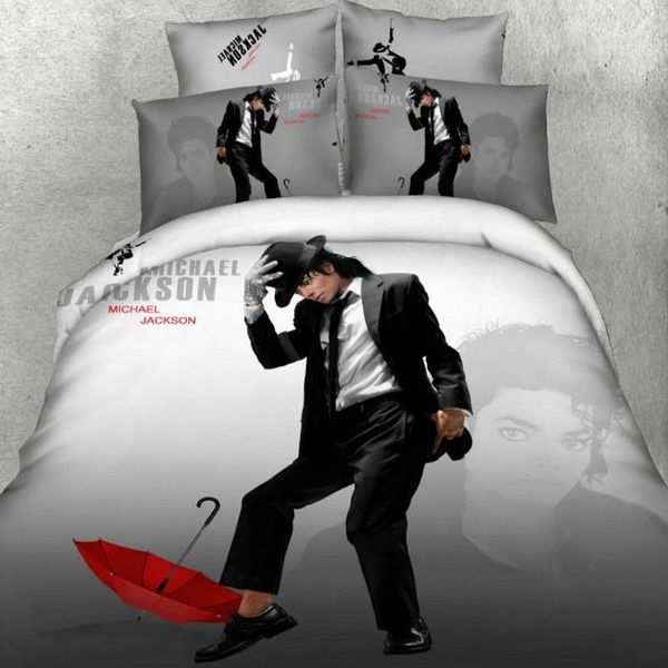 wholesale- 3d michael jackson bedding set 4pcs marilyn monroe quilt/duvet cover bedclothes bed sheet linen cotton home textile
wholesale- 3d michael jackson bedding set 4pcs marilyn monroe quilt/duvet cover bedclothes bed sheet linen cotton home textile