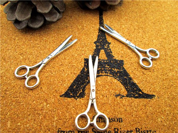 45pcs--scissors charms,antique tibetan silver tone 2 sided scissors charm pendants 41x16mm, Bronze;silver
45pcs--scissors charms,antique tibetan silver tone 2 sided scissors charm pendants 41x16mm, Bronze;silver