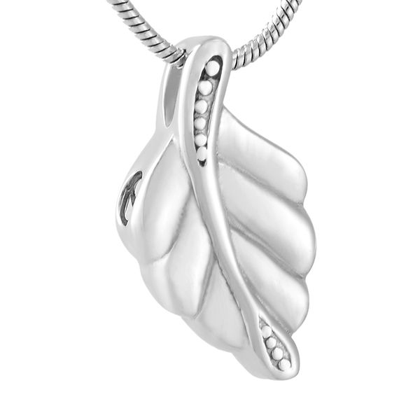 ijd9729 leaf 316l stainless steel cremation urn keepsake pendant necklace memory ashes holder necklace, Silver
ijd9729 leaf 316l stainless steel cremation urn keepsake pendant necklace memory ashes holder necklace, Silver