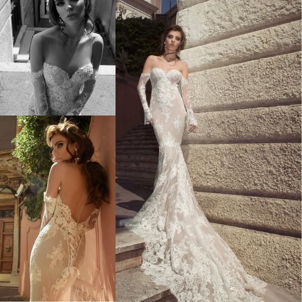 julie vino bridal spring 2017 gorgeous mermaid wedding dresses illusion neck lace-up back chapel train beaded lace wedding dress, White
julie vino bridal spring 2017 gorgeous mermaid wedding dresses illusion neck lace-up back chapel train beaded lace wedding dress, White
