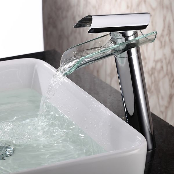 Wholesale- Free shipping Brass Round Glass Bathroom Sink Faucet Single Hole Water Tap Waterfall Faucet For Bathroom torneira para banheiro
Wholesale- Free shipping Brass Round Glass Bathroom Sink Faucet Single Hole Water Tap Waterfall Faucet For Bathroom torneira para banheiro