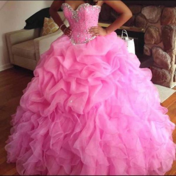 sweetheart sparkly beaded sequins puffy ball gown quinceanera dresses ruffles skirt sweet 16 dresses for girls prom party dresses, Blue;red
sweetheart sparkly beaded sequins puffy ball gown quinceanera dresses ruffles skirt sweet 16 dresses for girls prom party dresses, Blue;red