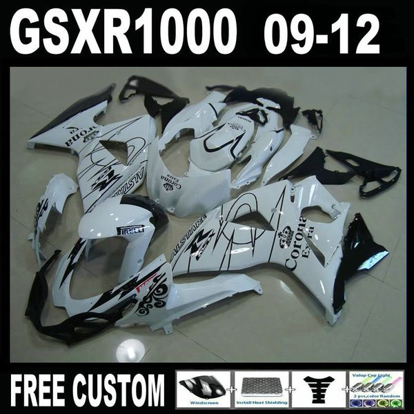 injection molding fairing kit for suzuki gsxr1000 09 10 11 12 white black fairings set gsxr 1000 2009-2012 it14
injection molding fairing kit for suzuki gsxr1000 09 10 11 12 white black fairings set gsxr 1000 2009-2012 it14