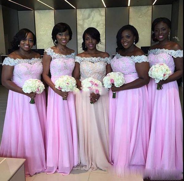 nigerian girl plus size bridesmaid dresses off the shoulder lace chiffon skirt wedding guest dress arabic vestidos black girl prom dress, White;pink
nigerian girl plus size bridesmaid dresses off the shoulder lace chiffon skirt wedding guest dress arabic vestidos black girl prom dress, White;pink