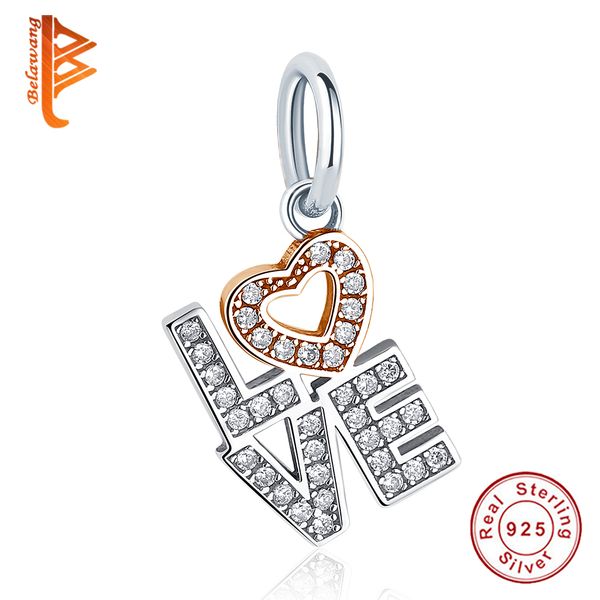 BELAWANG 925 Sterling Silver Love Heart Charms Fit Pandora Charm Beads Bracelet Authentic Valentine's Day DIY Pendant For Jewelry Gift
BELAWANG 925 Sterling Silver Love Heart Charms Fit Pandora Charm Beads Bracelet Authentic Valentine's Day DIY Pendant For Jewelry Gift