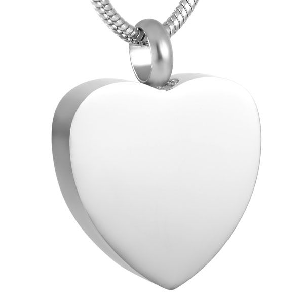 blank heart stainless steel cremation funeral pendant necklace memory ashes keepsake urn necklace, Silver
blank heart stainless steel cremation funeral pendant necklace memory ashes keepsake urn necklace, Silver